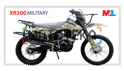 Мотоцикл кроссовый / эндуро MotoLand (Мотолэнд) 300 XR300 MILITARY